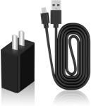 saschedross AC Adapter Replacement for Retevis RT68 RT53 RT48 RT29 RT28 RT27 RT22 RT22S RT21 RT-5R H777 H-777S Walkie Talkies Hands Two-Way Radios 5VDC Power Supply Mains PSU, Black