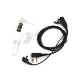 (10-Pack) 2-Pin Microphone Clear Acoustic Tube Headphones Compatible with Baofeng UV-5R UV-82 Retevis H-777 H-777S RT21 RT22 RT27 RT-5R Two Way Radios