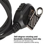 Walkie Talkie Earpiece with Mic K Head 2 Pin Two Way Radio Headset for Retevis H 777 RT1 RT2 RT3 RT5 RT7 RT 5R RT RT B6 2 Way Radios(2pcs Set)