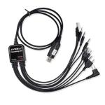 Master Cables USB Programming Cable 1m Black, Compatible with Ham Radios: Baofeng UV-5R, UV-82, BF888S, UV-9R, BF-F8HP, Kenwood, UV-5R MK2/3/4/5, Motorola, Wouxun, Btech
