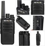RT68 Two-Way Radios Long Range, Walkie Talkies for Adults, 2 Way Radio with Earp