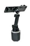Lido Cup Holder Mount with Height Adjustment and Mic Holder for Anytone BaoFeng Icom Kenwood Yaesu Wouxon HT's