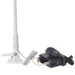 Marine VHF Radios Antenna for Boat Radios, 7meters RG-58U Cable, Adjustable Ratchet, Nails