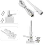 Marine VHF Radios Antenna for Boat Radios, 7meters RG-58U Cable, Adjustable Ratchet, Nails