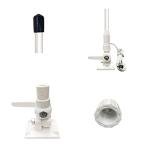 Marine VHF Radios Antenna for Boat Radios, 7meters RG-58U Cable, Adjustable Ratchet, Nails