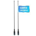 TIDRADIO TD-771 GMRS Radio Flexible Whip Antenna (2 Pack, 462-467MHz, 15.15 inch) for BAOFENG Radio GM21, TD-H8, TD-H3 Plus, UV-5G Plus Mini, GM-15 Pro, UV-9G GMRS Walkie Talkie, SMA-Female