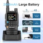 TIDRADIO TD-H3 GMRS Radio Handheld(4PCS Batteries, 15.12" Antenna), Wireless Programming, 8-Band Long Range Walkie Talkies Two Way Radios, Air Band NOAA Weather Receiver for Hunting, Full Kit 2 Pack