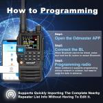 TIDRADIO TD-H3 GMRS Radios Handheld, APP/Web Bluetooth Programming, 8-Band Long Range Walkie Talkies Two Way Radios, Air Band, Freq Copy, DTMF, NOAA Weather, 2500mAh, 15.15in Antenna - Full Kit 2 Pack