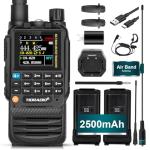 TIDRADIO TD-H3 Ham Multi-Band Radio(2×2500mAh Batteries), Wireless Programming, USB-C Programming & Charging, Rapid Handheld Long Range Two Way Radios, Mode Switchable, DTMF NOAA FM Frequency Match