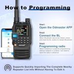 TIDRADIO TD-H3 GMRS Radio Handheld(4PCS Batteries, 15.12" Antenna), Wireless Programming, 8-Band Long Range Walkie Talkies Two Way Radios, Air Band NOAA Weather Receiver for Hunting, Full Kit 2 Pack