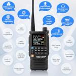 TIDRADIO TD-H3 Plus GMRS Handheld Radio Long Range Walkie Talkies USB-C Charging & Wireless Programming Multi-band Rechargeable Two Way Radios 2500mAh Battery NOAA Weather Radio Frequency Copy -2 Pack