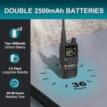 TIDRADIO TD-H3 Ham Multi-Band Radio(2×2500mAh Batteries), Wireless Programming, USB-C Programming & Charging, Rapid Handheld Long Range Two Way Radios, Mode Switchable, DTMF NOAA FM Frequency Match