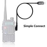 TIDRADIO CH340 Driver USB Programming Cable Support Chirp for baofeng UV-5R,UV-82,BF-F8HP,UV-82HP,5RM,5RH PRO,K5PLUS,GM-15Pro,UV-5G Plus,GM21,UV-32, TD-H8,TD-H3 Plus Walkie Talkies Accessories