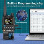 TIDRADIO TD-H3 Ham Multi-Band Radio(2×2500mAh Batteries), Wireless Programming, USB-C Programming & Charging, Rapid Handheld Long Range Two Way Radios, Mode Switchable, DTMF NOAA FM Frequency Match