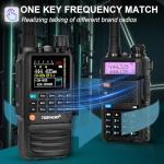 TIDRADIO TD-H3 Ham Multi-Band Radio(2×2500mAh Batteries), Wireless Programming, USB-C Programming & Charging, Rapid Handheld Long Range Two Way Radios, Mode Switchable, DTMF NOAA FM Frequency Match
