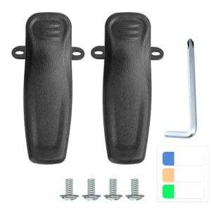 TIDRADIO Belt Clip for TD-H3,TD-H8,TD-H3 Plus, BF-5RM(AR-5RM), BF-F8HP Pro, UV-5G Plus, GM-5RH, BF-UV5RH Pro, BF-UV5RM PRO, RETEVIS H-777 BF-666S, BF-777S,BF-888S Hot Model Radio Two Way Radio