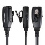 TIDRADIO Walkie Talkie Earpiece with Mic 2 Pin Acoustic Tube Headset TD-M8s TD-V2 TD-H3 TD-H8 H-777 RT21 RT22 RT68 Baofeng UV-5R Mini BF-F8HP 5RM UV-5G UV-32 DM-32 GM21 2 Way Radio-2 Pack