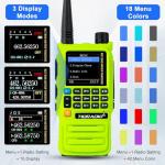 TIDRADIO TD-H3 Plus GMRS Radios Long Range Walkie Talkies USB-C Charging & Wireless Programming Multi-Band Rechargeable Two Way Radio 2500mAh Battery AM/FM NOAA DTMF VOX Frequency Copy -2 Pack Green