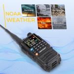 TIDRADIO TD-H3 Ham Radio Handheld(2PCS Batteries), 8-Bands, Wireless &Type C Programming, Frequency Match, Air Band &771 Long Antennas, Walkie Talkie Rechargeable Portable Two Way Radio Full Kit 1Pack