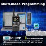 TIDRADIO TD-H3 Ham Radio Type C & Wireless Programming 8-Bands Long Range Walkie Walkies Rechargeable Handheld Portable Two Way Radios Air Band, Frequency Match, DTMF Lock, NOAA FM AM- Full Kit 2Pack