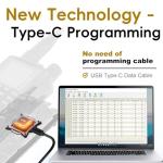 TIDRADIO TD-H3 GMRS Radio Multi-Band Receiving,USB-C Programming & Charging,2500mAh Battery,AM/FM Reception,DTMF NOAA VOX SCAN, Long Range Walkie Talkies with Earpiece and TD-771 Antenna,Crystal