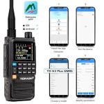 TIDRADIO TD-H3 Plus GMRS Radio Multi-Band Receiving Long Range Walkie Talkies,USB-C Programming & Charging,2500mAh Battery,NOAA Weather Radio,AM/FM Reception,DTMF VOX SCAN