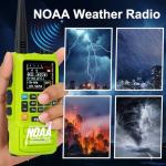 TIDRADIO TD-H3 Plus GMRS Radios Long Range Walkie Talkies USB-C Charging & Wireless Programming Multi-Band Rechargeable Two Way Radio 2500mAh Battery AM/FM NOAA DTMF VOX Frequency Copy -2 Pack Green