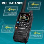 TIDRADIO TD-H3 Ham Radio Handheld,Type C & Wireless Programming,Multi-Band Portable Two Way Radio with AirBand Antenna&Speaker Mic,2Pcs Batteries,Frequency Match,DTMF FM NOAA SCAN Walkie Talkies-1Pack