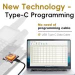 TIDRADIO TD-H3 GMRS Radio Handheld Long Range,Multi-Band Receiving Two-Way Radio,USB-C Programming & Charging,2500mAh Battery,AM/FM Reception,Walkie Talkie with Earpiece,TD-771 and Airband Antenna