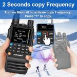 TIDRADIO TD-H3 Ham Radio Multi-Band Two Way Radio with AirBand & TD-771 Long Antenna,USB-C Programming & Charging,2500mAh Battery,One Key Frequency Match,DTMF FM AM NOAA VOX SCAN,Walkie Talkies