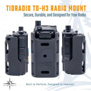 RADIO MOUNT for TIDRADIO TD-H3 | OFF-ROAD | 3 MOUNTING OPTIONS | TDH3-MO
