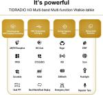 TIDRADIO TD-H3 GMRS Radio Handheld Long Range,Multi-Band Receiving Two-Way Radio