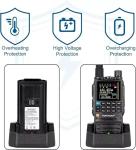 TIDRADIO TD-H3 Ham Radio 8-Band Rechargeable 2500mAh Large Batteries Long Range