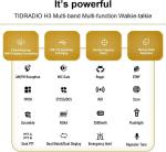 TIDRADIO TD-H3 GMRS Radio Multi-Band Receiving Long Range Walkie Talkies,Usb-C P