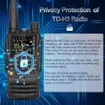 TIDRADIO TD-H3 GMRS Radio Handheld,Type C & Wireless Programming 8-Band Long …