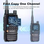 TIDRADIO TD-H3 Ham Radio 8-Band Rechargeable 2500mAh Large Batteries Long Range