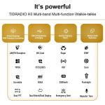TIDRADIO TD-H3 GMRS Radio Handheld Long Range,Multi-Band Receiving Two-Way Radio