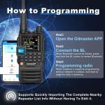 TIDRADIO TD-H3 GMRS Radios Handheld, APP/Web Bluetooth Programming, Black 