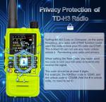 TIDRADIO TD-H3 Ham Radio (Crystal) Multi-Band Long Range 2-Way Radio,USB-C Prog.