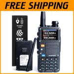 BAOFENG BF-F8HP PRO 10 W Tri-Band Two-Way Radio – UV-5R 7th Gen, 1000 Channels, GPS & NOAA Weather, Aviation/VHF/UHF/1.25 m Scanner, IP54 Rugged, USB-C Rechargeable Battery