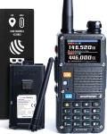 BAOFENG BF-F8HP PRO 10 W Tri-Band Two-Way Radio – UV-5R 7th Gen, 1000 Channels, GPS & NOAA Weather, Aviation/VHF/UHF/1.25 m Scanner, IP54 Rugged, USB-C Rechargeable Battery