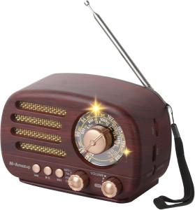 Portable AM FM Radios, Transistor Shortwave Retro Vintage Radios with Loud Speak