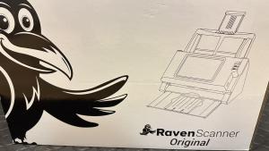 RAVEN Scanner ORIGINAL Document Scanner Touchscreen Without Power Adapter. 