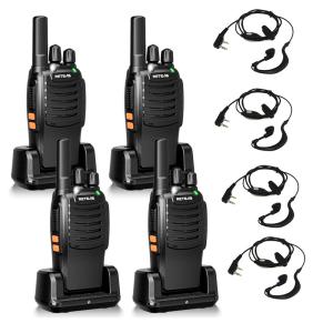 walkie talkie long range 4pack H777 H777D FRS Rechargeable Two Way Radio Headset