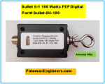Bullet End Fed Antenna System with 9:1 Matching Unit, Antenna Wire, + Feedlin...