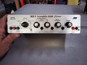 MFJ-784 Tunable DSP Audio Filter – Vintage Ham Radio, Parts/Repair, Untested