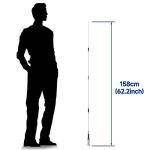 Bingfu Mobile Ham Radio High Gain Antenna Dual Band VHF UHF 144 430MHz Anti-Rust 62inch Antennae PL259 Male for Vehicle Car Truck Amateur Two Way Radio