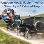 Bingfu Mobile Ham Radio High Gain Antenna Dual Band VHF UHF 144 430MHz Anti-Rust 62inch Antennae PL259 Male for Vehicle Car Truck Amateur Two Way Radio