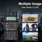 10 Pack BAOFENG BF-F8HP Walkie Talkie UV-5R 8W Two Way Radio Long Range UHF/VHF Dual Band Ham Radio for Adult Rechargeable Li-ion Battery FM