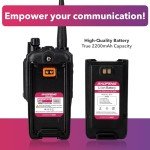 Mirkit 23X Baofeng UV-9R Plus MK1 (UV-82 3rd gen) Waterproof Radio 8W Max Power 2024 VHF/UHF 144-148/420-450MHz Walkie-Talkie, 2200mAh Baofeng Battery, Programming Cable, IP67 Dust/Cold/Waterproof